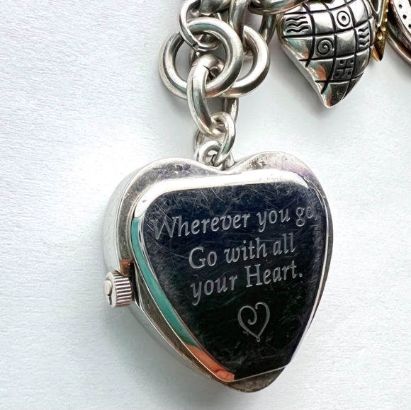 BRIGHTON SILVER plated bracelet WATCH - Picture 4 of 4